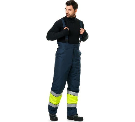 Зимние мужские сигнальные брюки Техноавиа Люмос, размер 112-116, рост 194-200 2175E 1