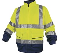 Куртка повышенной видимости Delta Plus PHVE2, цвет флуоресцентный желтый/синий, р. М PHVE2JMTM