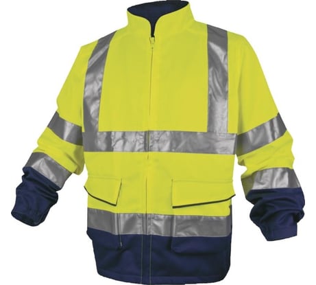 Куртка повышенной видимости Delta Plus PHVE2, цвет флуоресцентный желтый/синий, р. М PHVE2JMTM