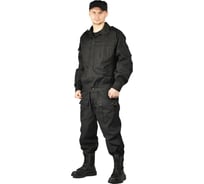Мужской костюм URSUS Спецназ рип-стоп черный ОХР501-285; 48-50, 170-176