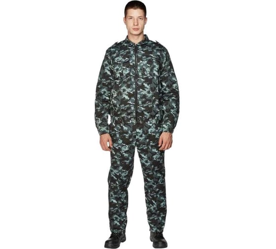 Костюм охранника ООО Комус Альфа КМФ-город, серый, р. 56-58, рост 182-188 446427 1