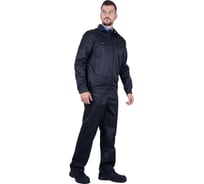 Мужской костюм ГК Спецобъединение ОХРАНА от механических воздействий и ОПЗ (куртка, брюки), черный (88-92, 170-176), Кос 401/88/170