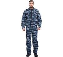 Костюм охранника мужской летний URSUS "Контрол" серый вихрь, ткань Рип стоп КОС442-К10/56-58, 182-188