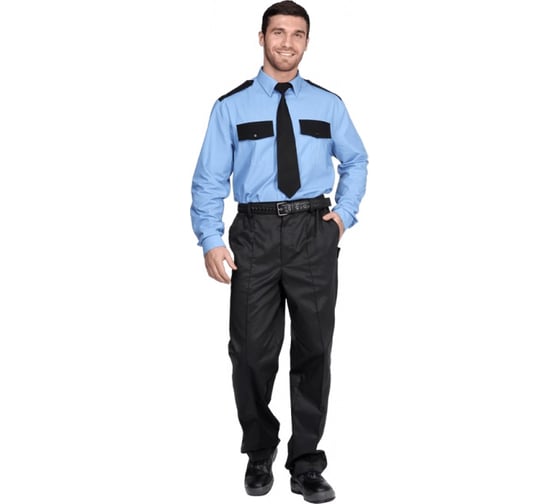 Рубашка ГК Спецобъединение ОХРАННИКА, длинный рукав (48, 182-188) Сор 002/48/182 1