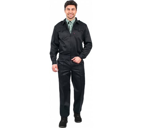 Костюм Факел Сигур-1 (тк.Смесовая,210) брюки, черный; 52-54; 182-188 87460050.008