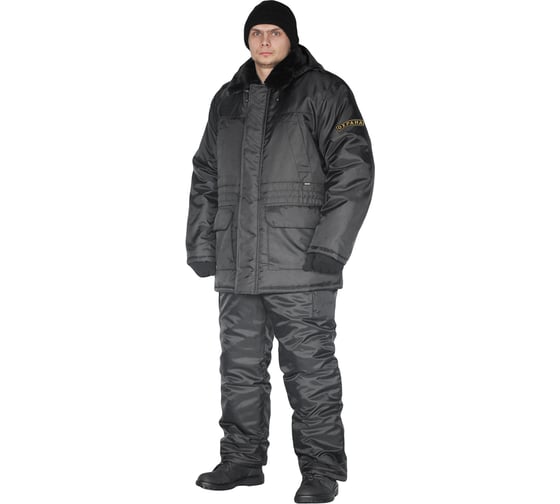 Зимний костюм URSUS Охрана черный, КОС706-280; 48-50, 170-176 1