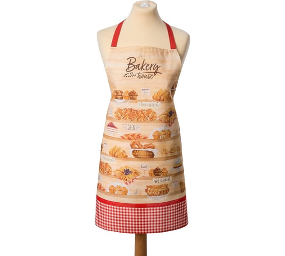 Фартук Этель Bakery house 70x60 см, 100% хлопок, репс 210 г/м2 4645874