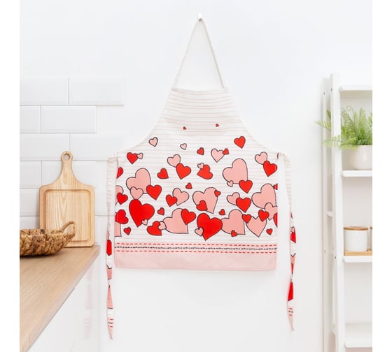Фартук Этель Cat's love 60x65см, 100% хлопок, саржа 190 г/м2 5376658