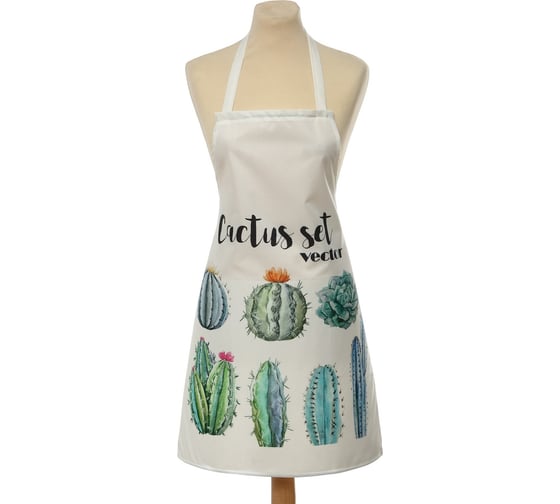 Фартук Этель Cactus 60x80см, 100% полиэстер 9135190