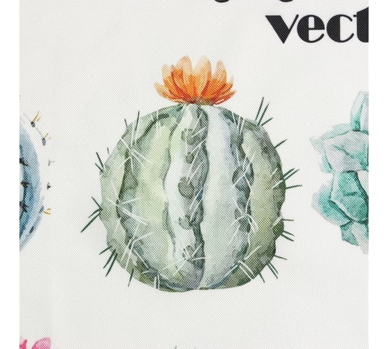 Фартук Этель Cactus 60x80см, 100% полиэстер 9135190