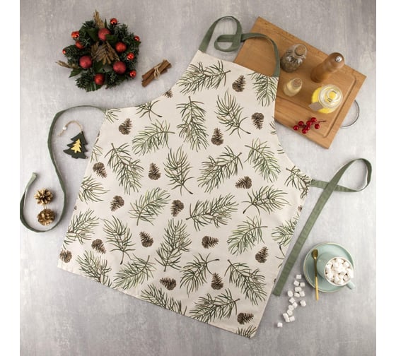 Фартук Этель Christmas tree 60x70см, 100% хлопок, саржа 190 г/м2 5215727 1