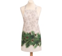 Фартук Этель Еловые ветви 70x61 см, 100% хлопок, саржа 190 г/м2 3629003