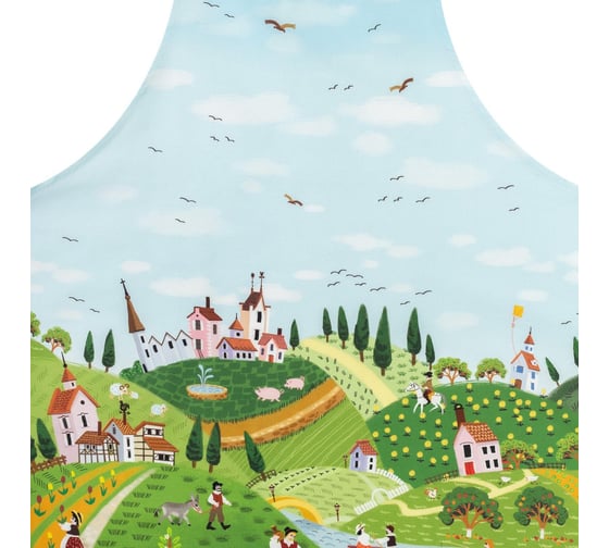 Фартук Этель Тоскана 60x70 см, 100% хлопок, саржа 190 г/м2 4136518
