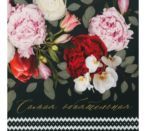 Фартук Этель Flowers 60x70 см, 100% хлопок, саржа 190 г/м2 4645842