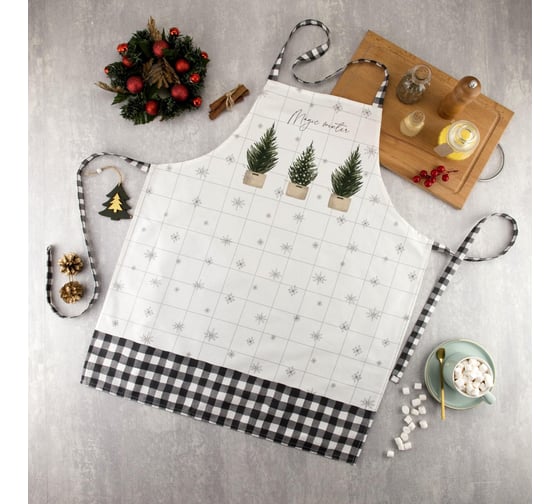 Фартук Этель Magic winter 60x70см, 100% хлопок, саржа 190 г/м2 5215728 1