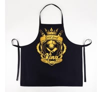 Фартук Этель KING 73x71 см, 100% хлопок, саржа 190 г/м2 5376665