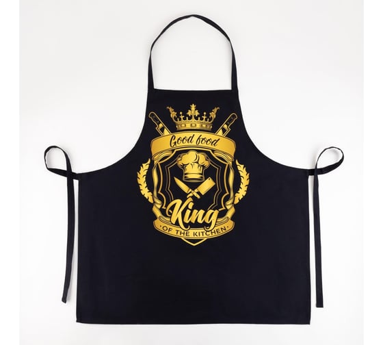 Фартук Этель KING 73x71 см, 100% хлопок, саржа 190 г/м2 5376665 1