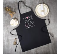 Фартук Этель I Love this guy 60x70 см, 100% хлопок, репс 210 г/м2 6581927