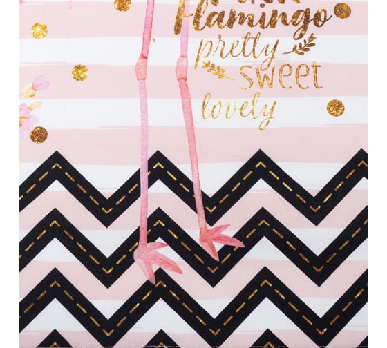 Фартук Этель Pink flamingo 60x65 см, 100% хлопок, саржа 190 г/м2 4017209