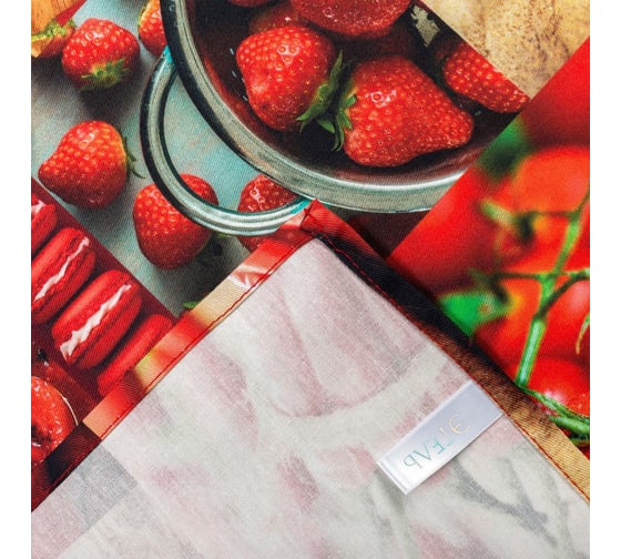Фартук Этель RED 60x70 см, 100% хлопок, саржа 190 г/м2 4136521