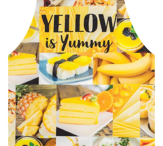 Фартук Этель YELLOW 60x70 см, 100% хлопок, саржа 190 г/м2 4136522