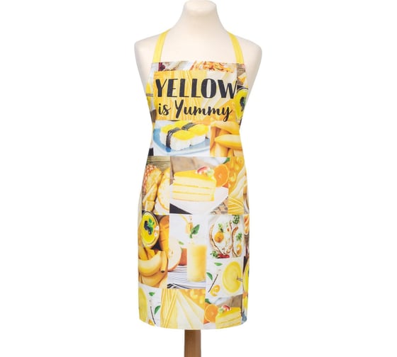 Фартук Этель YELLOW 60x70 см, 100% хлопок, саржа 190 г/м2 4136522