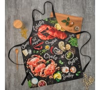 Фартук Этель Лобстер 60x70 см, 100% хлопок, саржа 190 г/м2 4136529