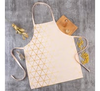 Фартук Этель Real Beauty 60x70см, 100% хлопок, саржа, 190 г/м2 5511179