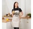 Фартук Этель Vegan mama 70x60 см, 100% хлопок, саржа 190 г/м2 5376643 5