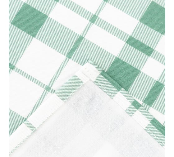 Фартук Этель Eucalyptus клетка, 60x70см, 100% хлопок, саржа, 190 г/м2 5511176