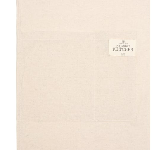 Фартук Этель ECO, молочный, 60x70 см, 70% хлопок, 30% лен, 190 г/м2 9631138