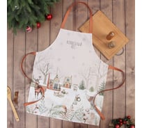 Фартук Этель Звери в городе 60x70 см, 100% хлопок, саржа 190 г/м2 9905072