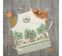 Фартук Этель Olivia 60x70 см, 100% хлопок, саржа 190 г/м2 4136527