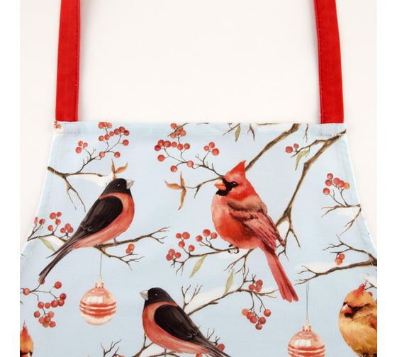 Фартук Этель Winter birds 60x70см, 100% хлопок, саржа 190 г/м2 5215723