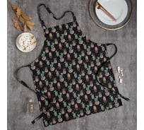 Фартук Этель Succulents 60x70см, 100% хлопок, саржа 190 г/м2 6756596