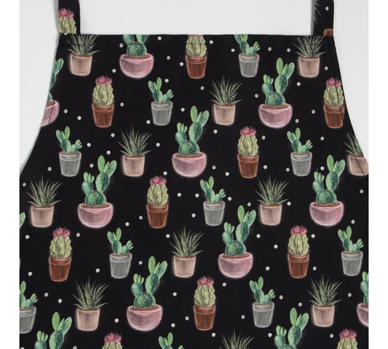 Фартук Этель Succulents 60x70см, 100% хлопок, саржа 190 г/м2 6756596