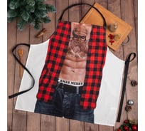 Фартук Этель Для самого сильного 71x73см, 100% хлопок, саржа 190 г/м2 7182001