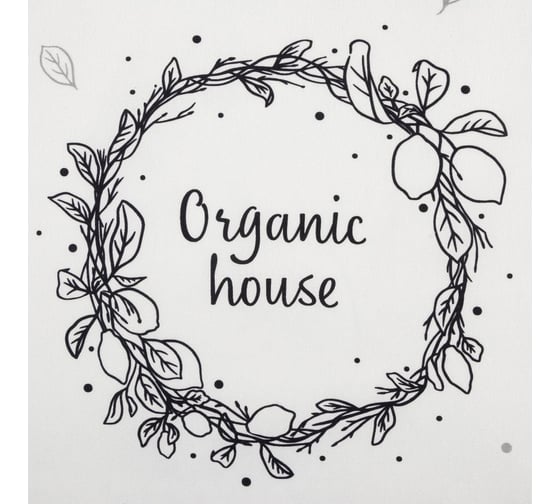 Фартук Этель Organic house 60x70 см, 100% хлопок, саржа 190 г/м2 7560463