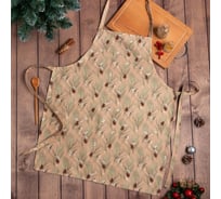 Фартук Этель Spruce branches 60x70см, 100%хл, саржа 190 г/м2 7321853