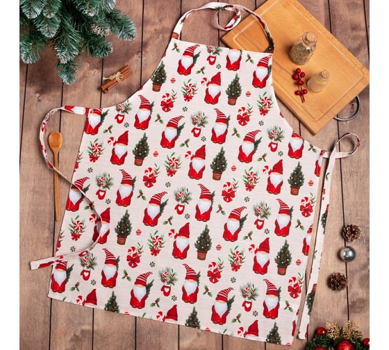 Фартук Этель Santa Claus 60x70см, 100%хл, репс 210 г/м2 7321879 1