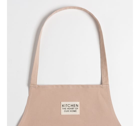 Фартук Этель Kitchen 60x70 см, бежевый, 100% хлопок, саржа 220 г/м2 7866007