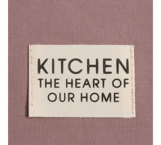Фартук Этель Kitchen 60x70 см, сиреневый, 100% хлопок, саржа 220 г/м2 7865974