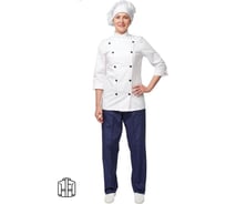 Поварская универсальная куртка ООО Комус у14-ку, белая, размер 52-54, рост 158-164 661256