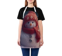 Кухонный фартук JOYARTY Снеговик, универсальный размер для женщин и мужчин ap_427873