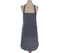 Фартук Этель "Горошек" серый, 78x80 см, 100% полиэстер 7450874