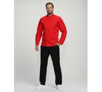 Китель повара ФАКЕЛ Гастро ткань Смесовая 160 г/кв. м, красный, размер 44-46, рост 170-176 87489580.001