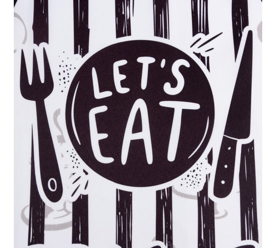 Фартук Доляна "Eat" 60х80 см, 100% п/э 9241964
