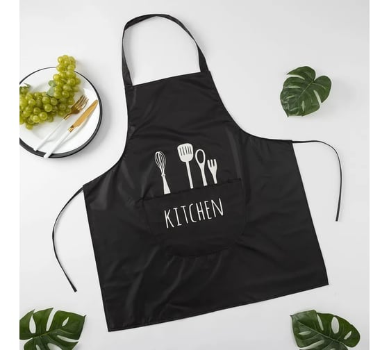 Фартук Доляна "Kitchen" 70х65 см, 100% п/э 4453761