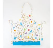 Фартук Доляна Happy Easter 60x70 см, 100% хлопок, 164 г/кв. м 4682776