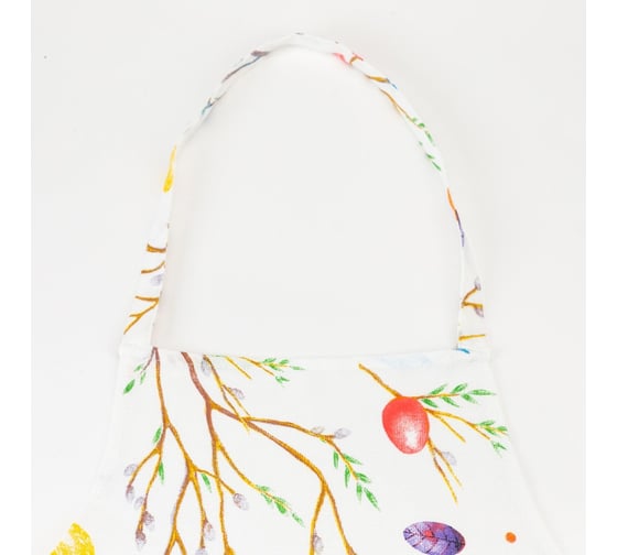 Фартук Доляна Happy Easter 60x70 см, 100% хлопок, 164 г/кв. м 4682776